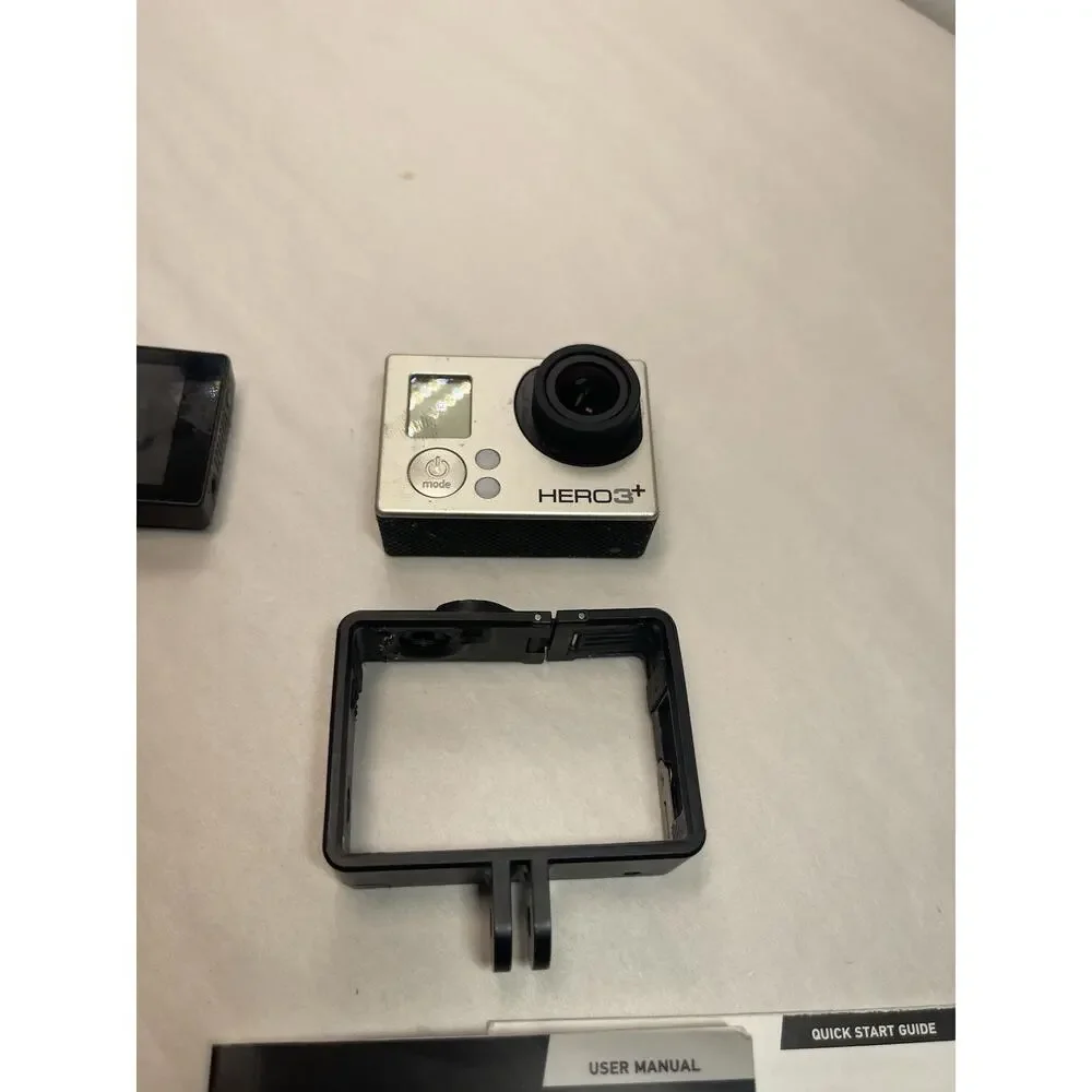 GoPro HERO3+ Silver Edition Action Camera Bundle w/ 3 Batteries